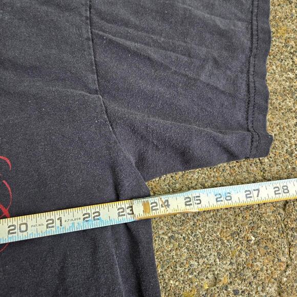 Vtg Y2k ULTIMATE SACRIFICE Cyber Grunge Tribal Cross Graphic Jesus T Shirt XL - Picture 6 of 7